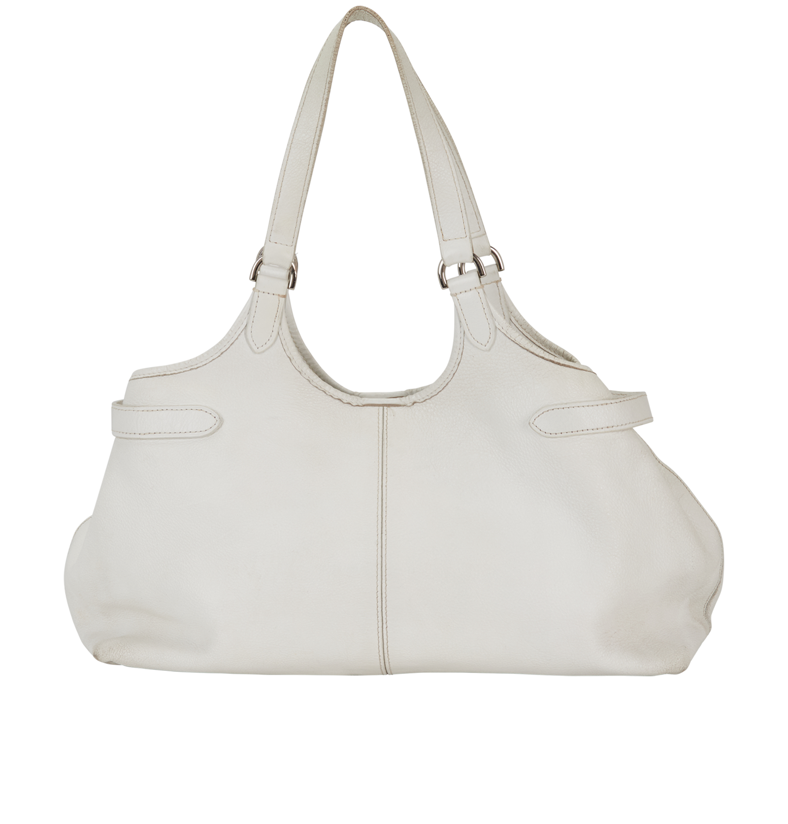Somerset Shoulder Bag, &pound;210, Handbags, White, Leather, Back view